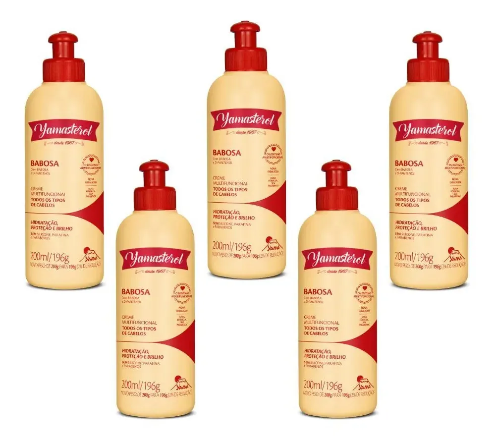 Kit 5 Cremes Yamasterol Barbosa E D-pantenol 200ml - Multif