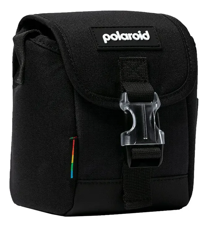 Bolsa Para Câmeras Polaroid Modelo Go Com Alça Lateral Cor Preto