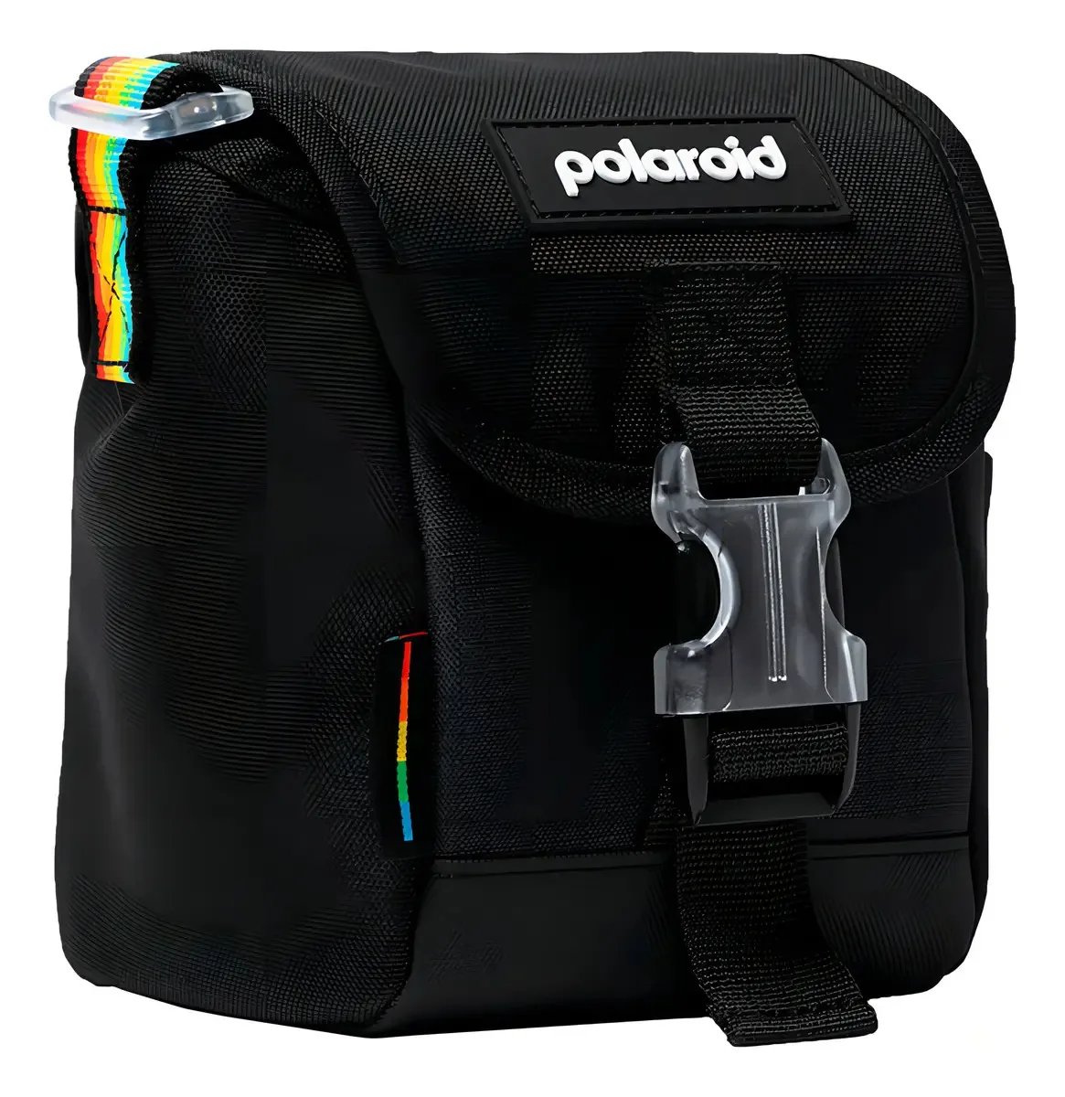 Bolsa Para Câmeras Polaroid Modelo Go Com Alça Lateral Cor Preto Com Detalhe