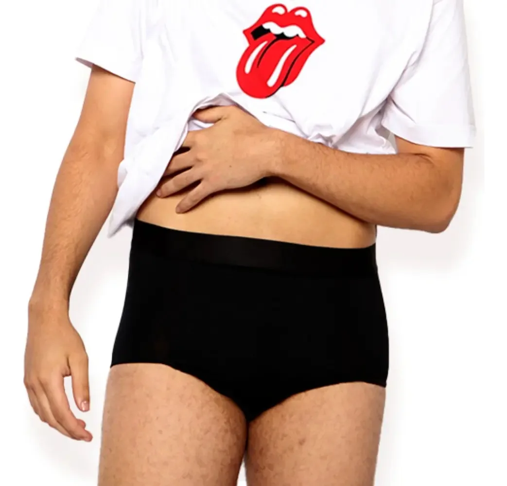 Cueca Absorvente Lavável Masculina Incontinência Urinária