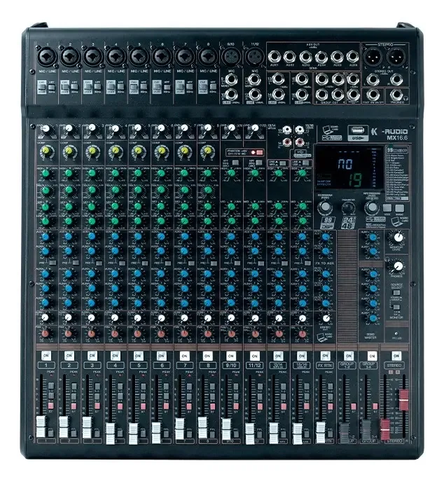 Mesa De Som Kadosh K Áudio Mx16.6