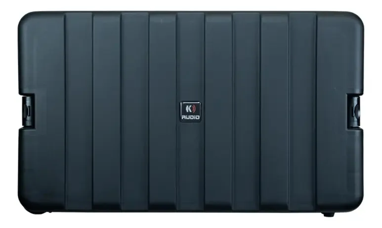 Case Rígido Para Periféricos K-audio CPP6U RD Preto Com Rodinhas