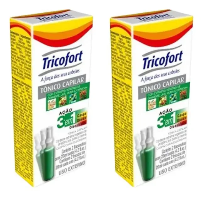Tonico Capilar Tricofort Com 2un - Kit C/ 2un