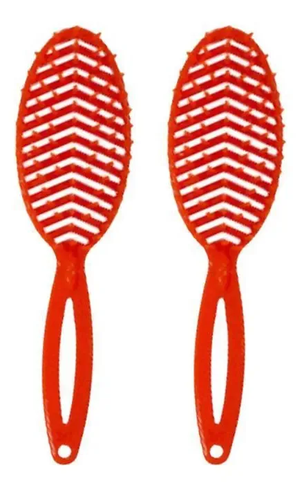 Escovas para cabelo escova Darma - vermelho
