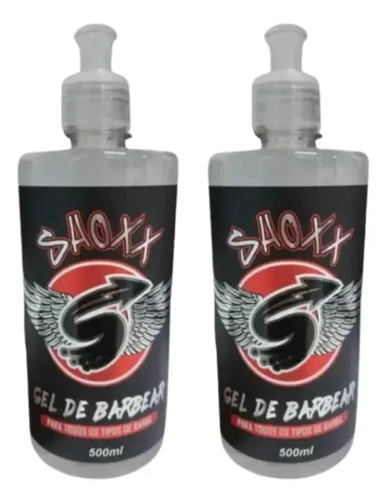 Gel De Barbear Shoxx 500ml - Kit Com 2un