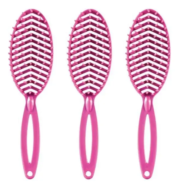 Escovas para cabelo desembaraçante Darma - rosa