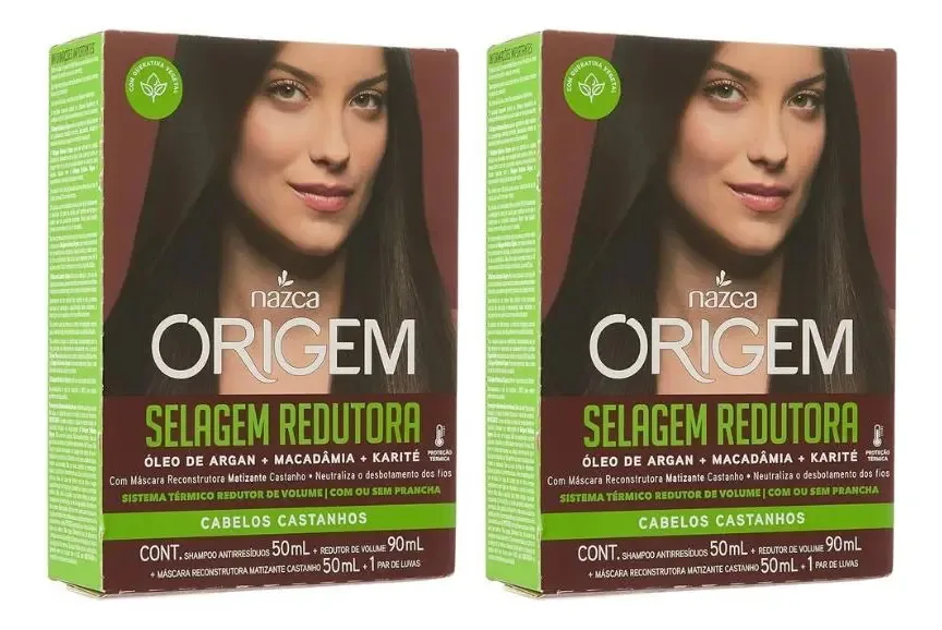 Kit Selagem/redutora Origem Castanhos - Kit Com 2un