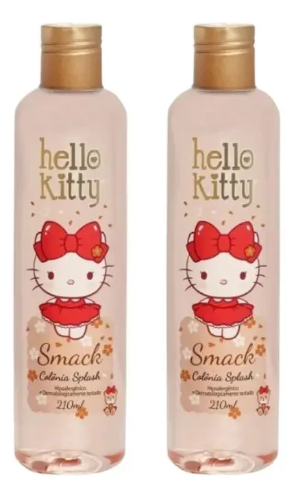 Colonia Cia Da Natureza Hello Kitty Smack 210ml - Kit 2un