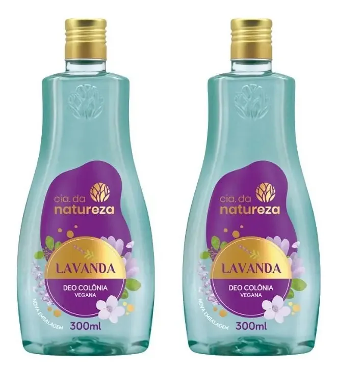 Colonia Cia Da Natureza Lavanda 300ml - Kit Com 2un