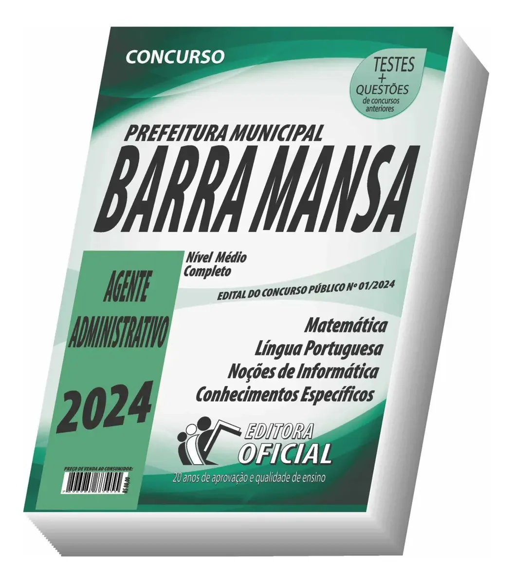 Apostila Barra Mansa - Rj - Agente Administrativo
