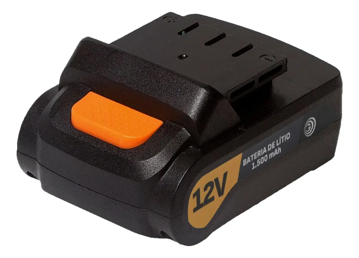 Bateria Parafusadeira Gradiente 12V Lítio 1.5Ah GPB12V