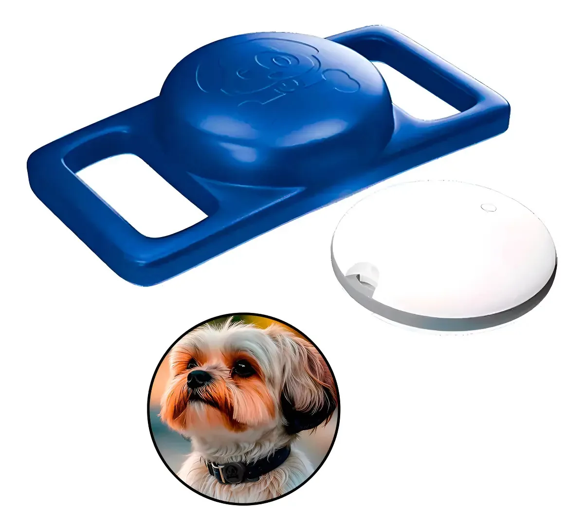 Tag Rastreador Bolsas Malas Case Pet Cachorro Gato Azul