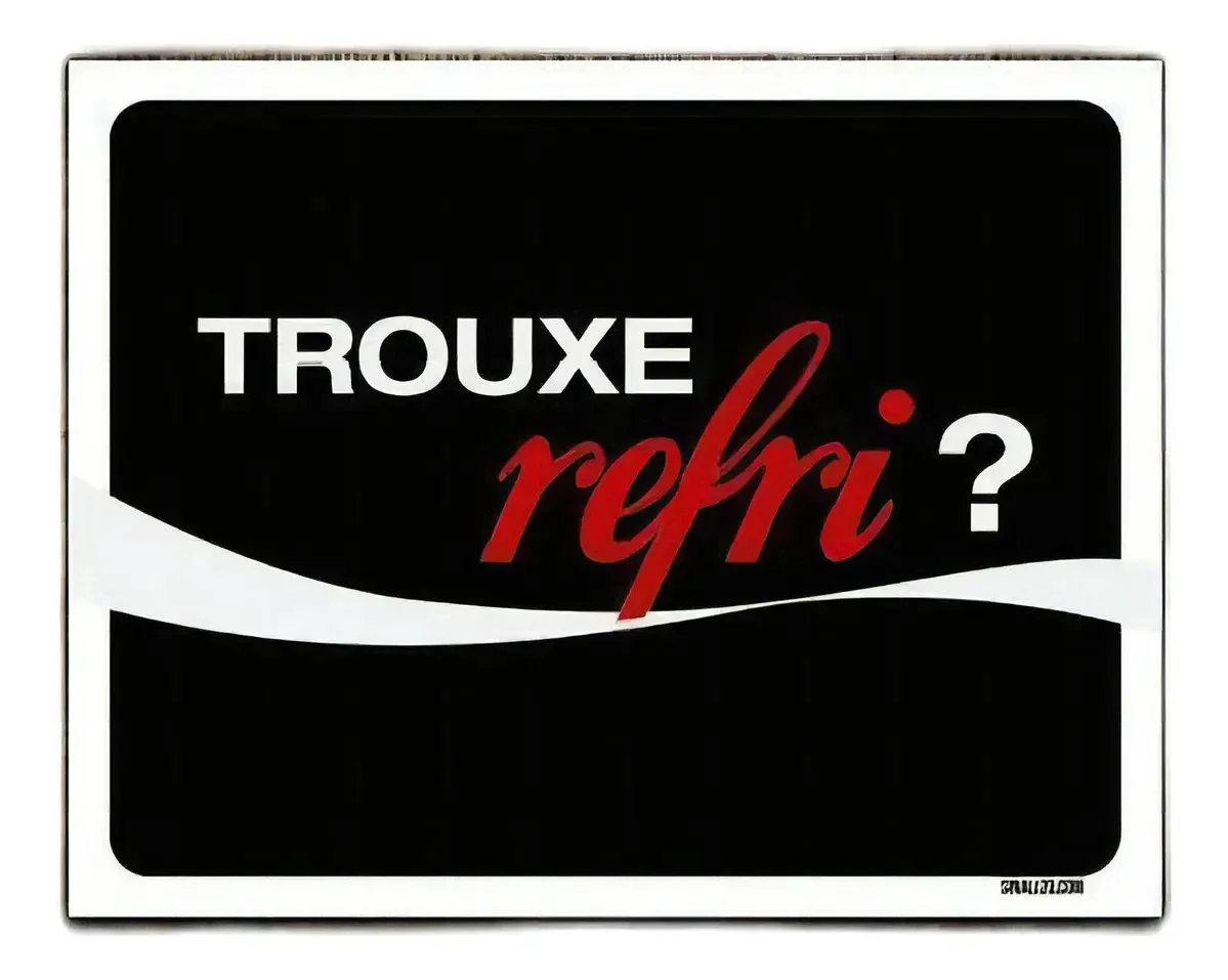 Kit 5 Placas Decorativa - Trouxe Refri Refrigerante