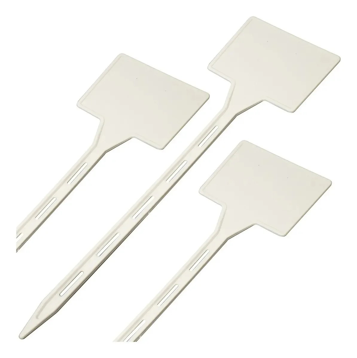 160 Plaquinhas 25cm Para Identificação Jardim Flores Hortas Cor Branco