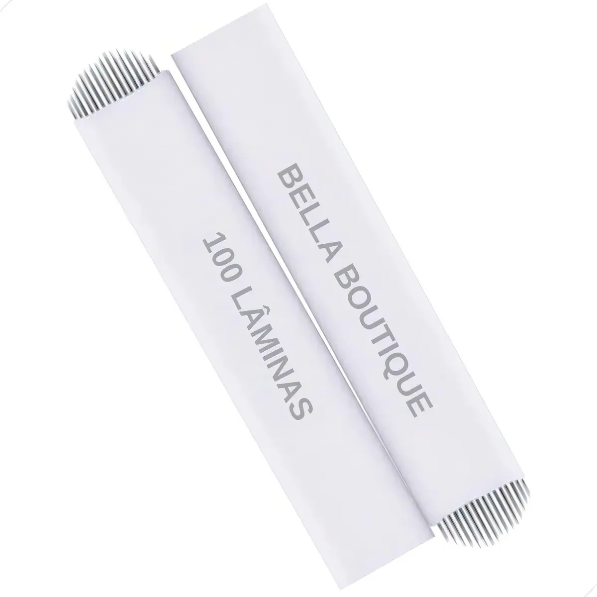 100 Laminas Microblading Tebori Agulha Bella Boutique - 14u Flex 0,18mm