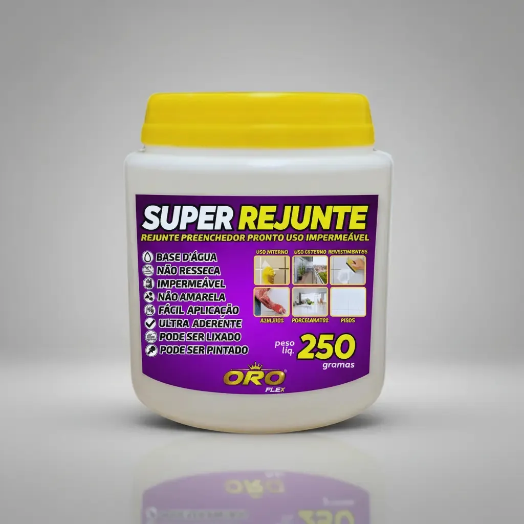 Massa Rejuntadora De Pisos E Azulejos, Sem Cheiro 250g Branc