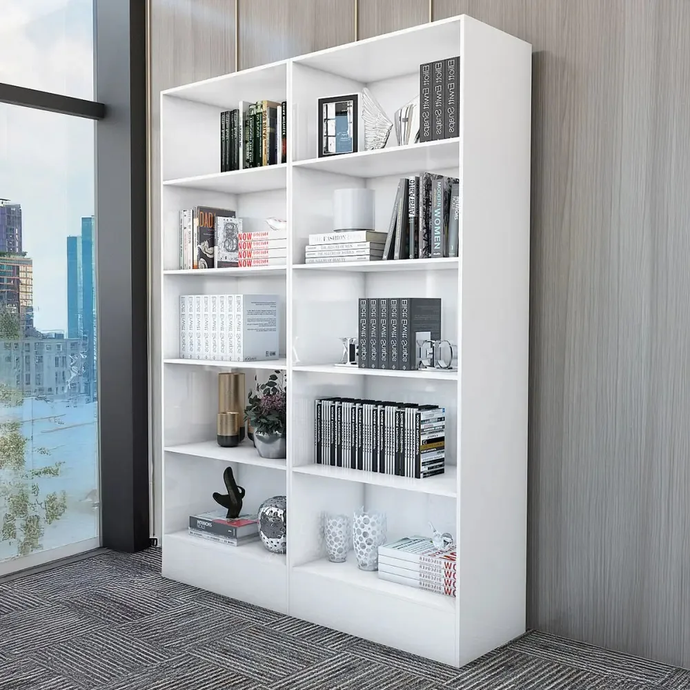 Estante Para Livros Duda 8 Prateleiras Branco - Carioca