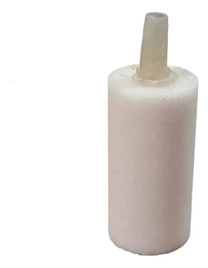 Pedra Porosa Cilíndrica Grande Difusor De Co2 Para Aquário