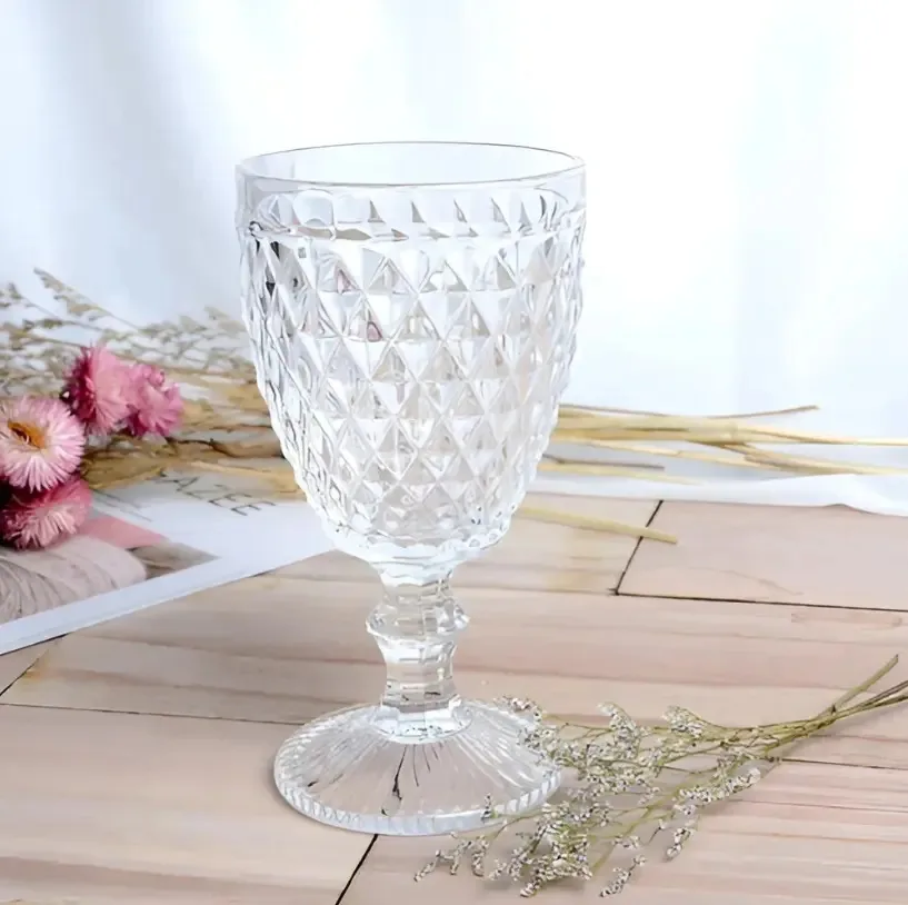 Jogo Com 6 Taças Pineapple 340ml Elegância/resistente
