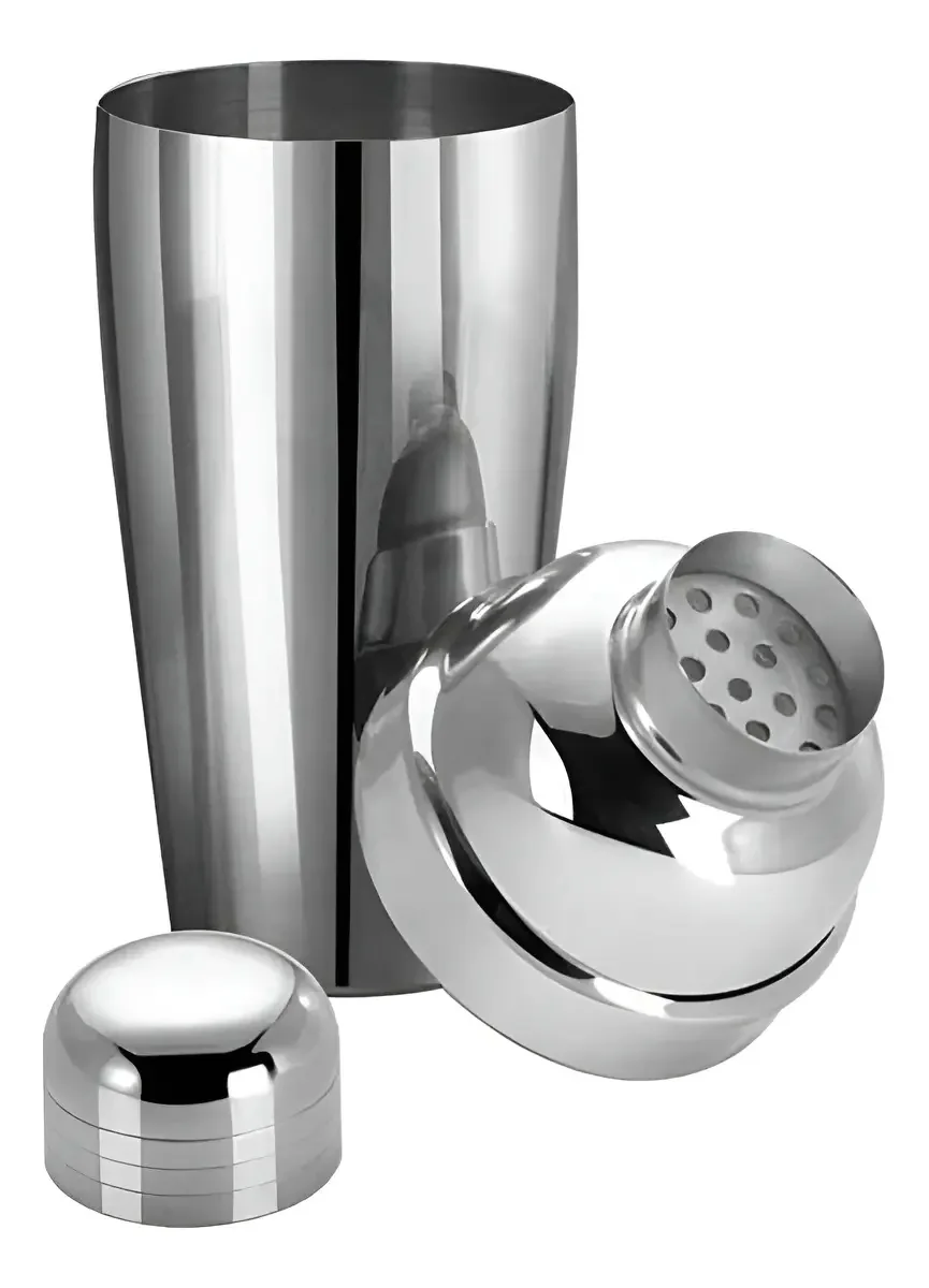Coqueteleira Deluxe Inox 500ml - Gamma Cor Prateado