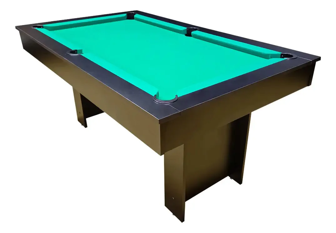 Mesa De Bilhar Versátil Kids - 1,70x1,00m Tecido Verde