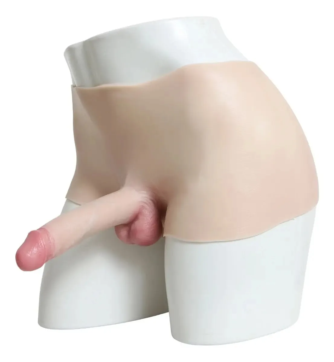 Shorts Cinta Peniana Com Pênis Realístico 20,0cm