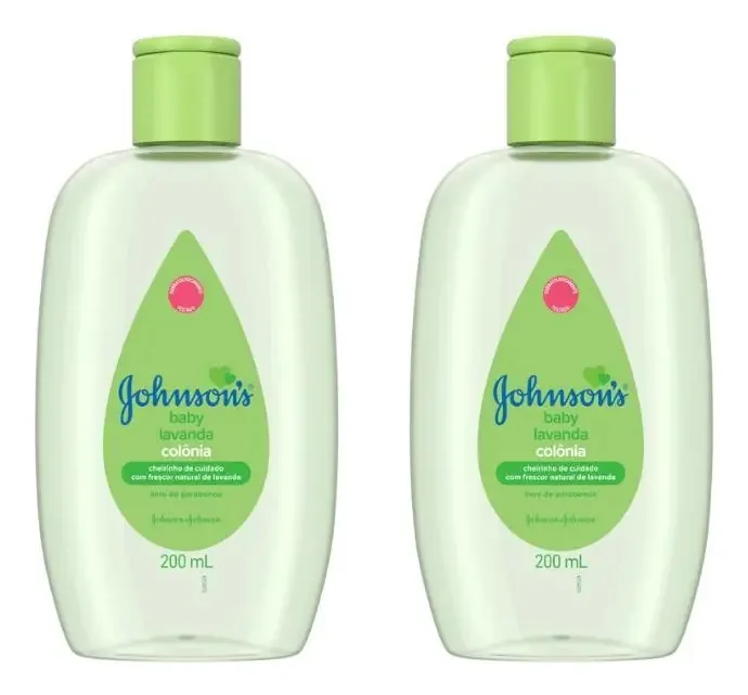 Colonia Johnsons Baby 200ml Lavanda - Kit Com 2un