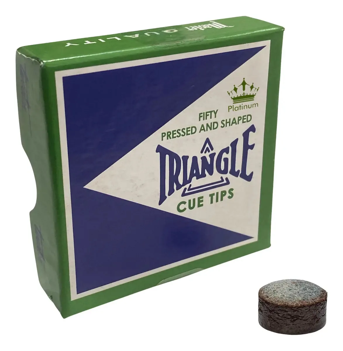 Sola De Couro Triangle Para Tacos De Sinuca / Bilhar 11mm Cor Marrom