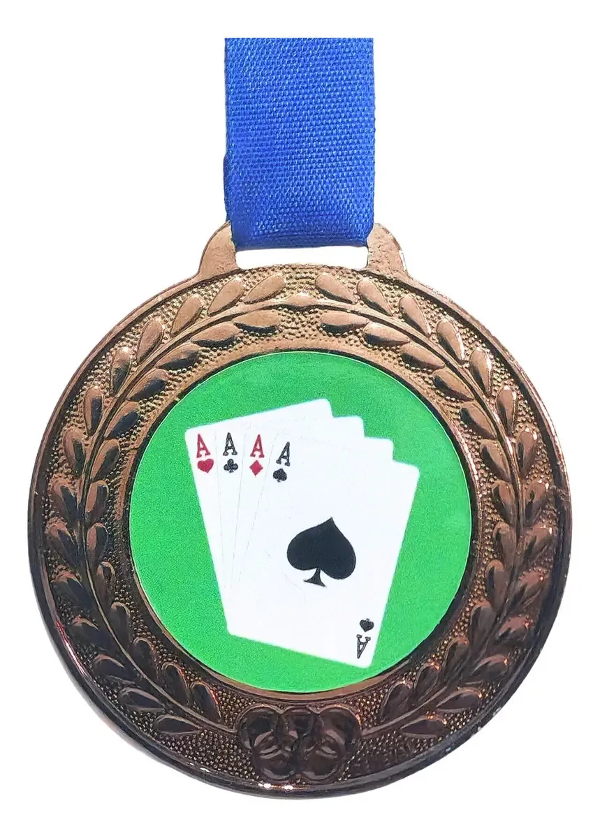 Medalha De Carta Ouro / Prata / Bronze (unidade)