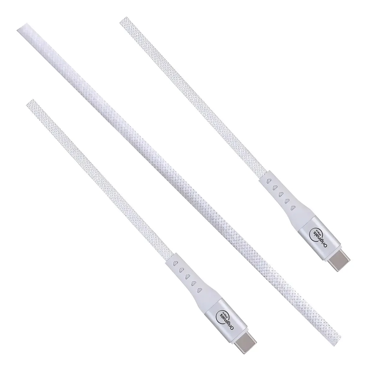 Cabo Usb Iplace Cabo Usb-c Iplace Branco Com Entrada Usb-c Saída Usb-c