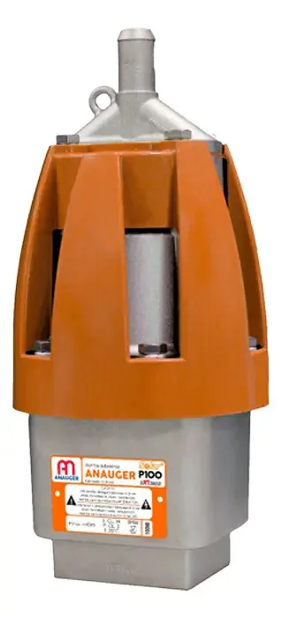 Bomba Solar Submersa Anauger P100 8.600L/dia 40m Altura p/ Poço Artesiano