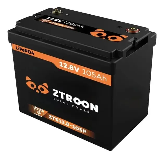 Bateria Litio 12,8V 105Ah Ztroon Solar Modular Vida Longa 6000 Ciclos