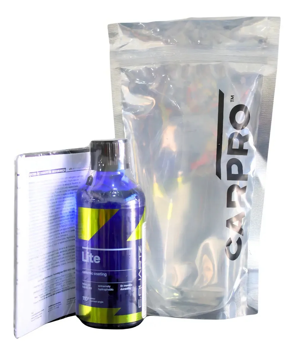 Vitrificador Cerâmico Carpro CQuartz Lite 100ml Proteção e Alto Brilho