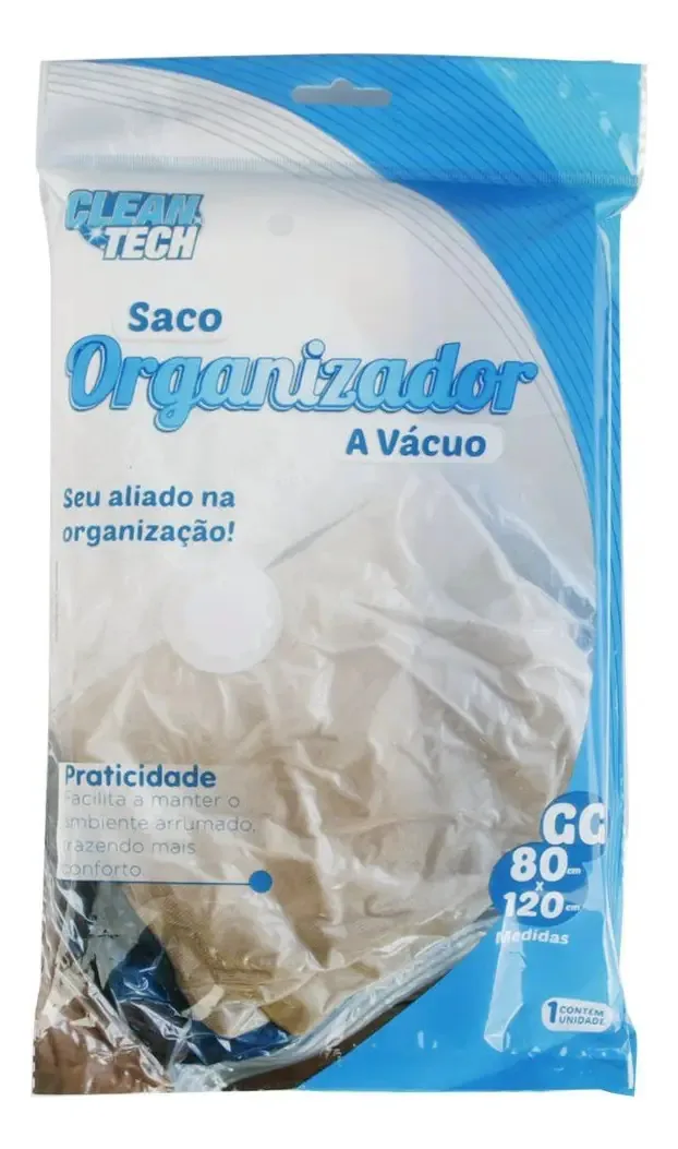 Saco Organizador A Vácuo Gg - Clean Tech
