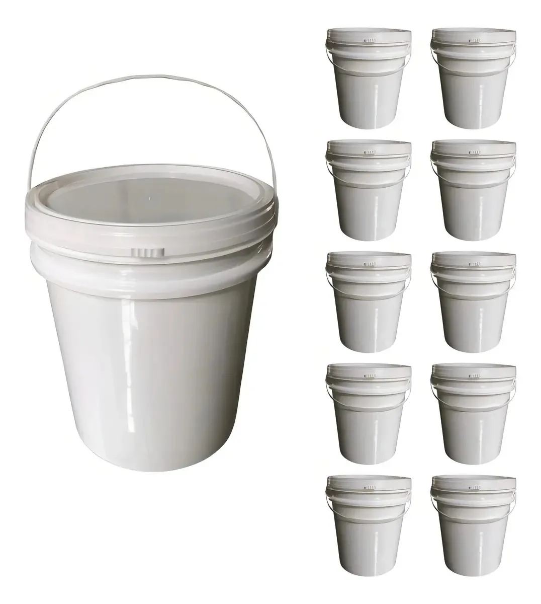 Balde Para Graxa De 5 Litros 10 Pçs