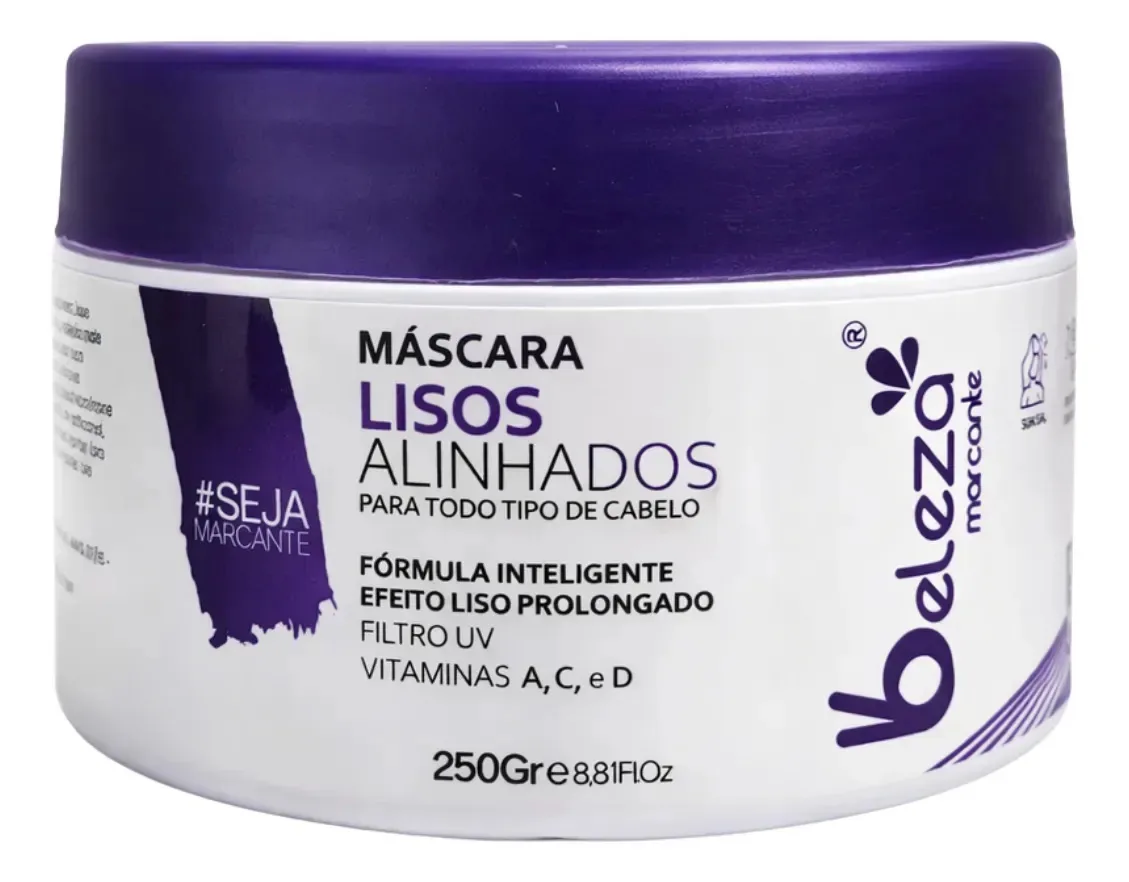 Mascara Lisos Alinhados Beleza Marcante 250g Antifrizz