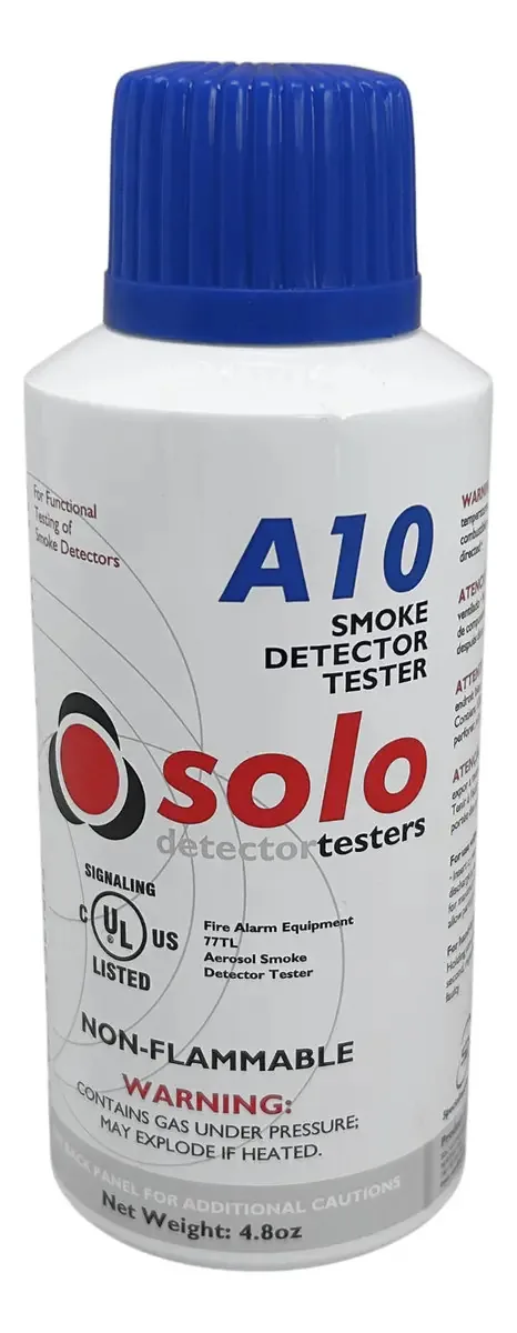 Aerossol Spray Para Testar Detectores De Fumaça - Solo A10