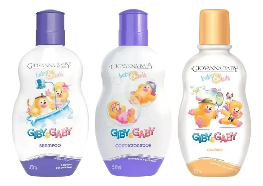 Kit Giovanna Baby Giby Sh 200ml+cond 200ml+colonia 200ml