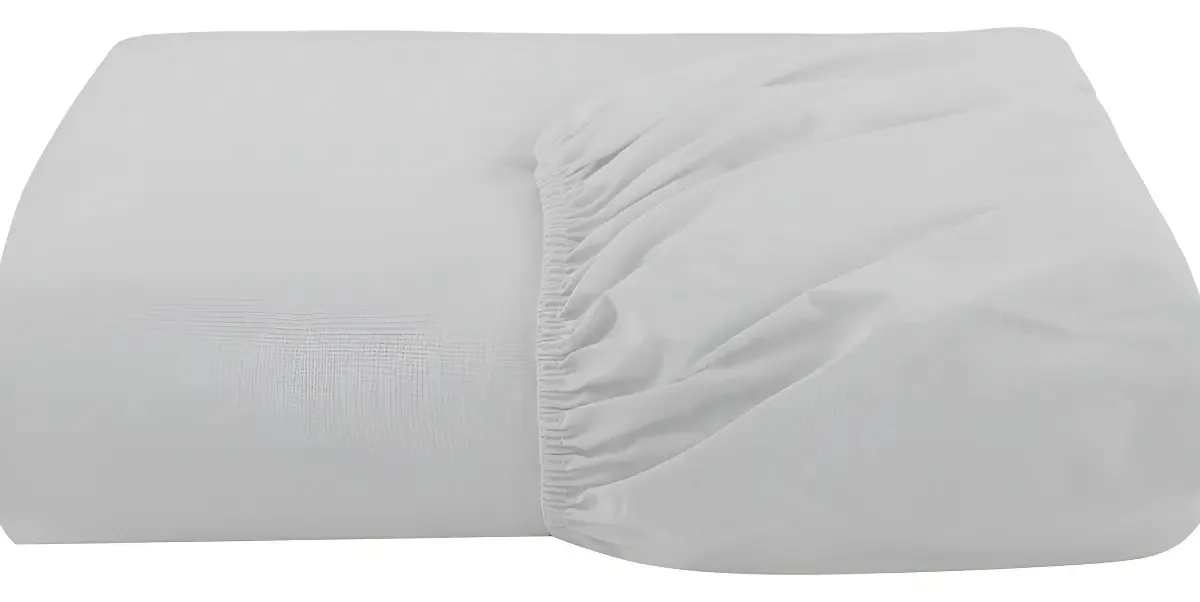 Lençol Mini Cama Montessoriana Cinza Elástico 200 Fios Algodão Ingrid Bordados