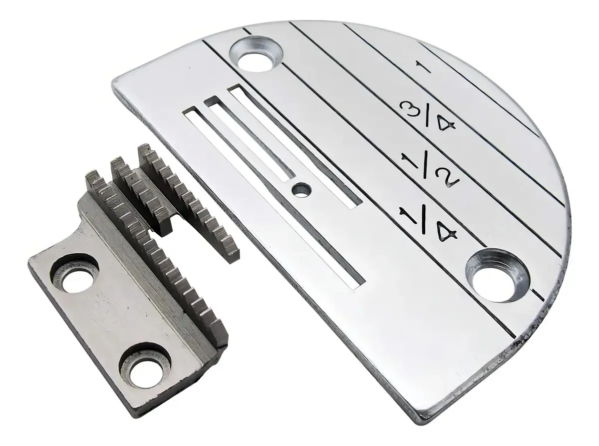 Chapa Agulha Industrial + Dente 3 Carreiras Consermaq P/Máquinas
