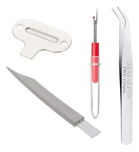 Kit Limpeza Dentes Lançadeira Caixa Bobina Maquina Costura