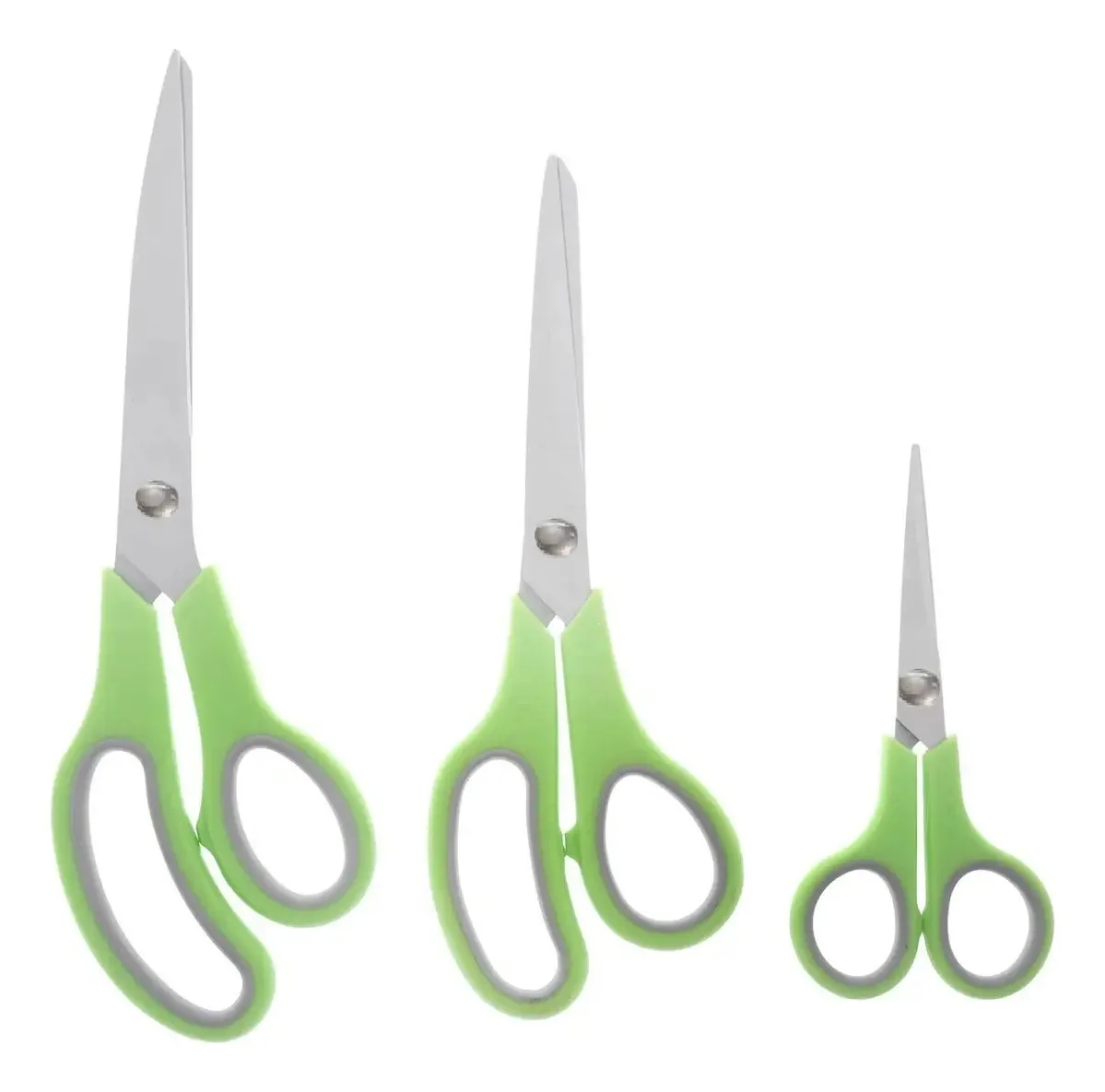 Kit 3 Tesouras Multiuso Jily Aço Inoxidável Costura Cozinha 20.7cm