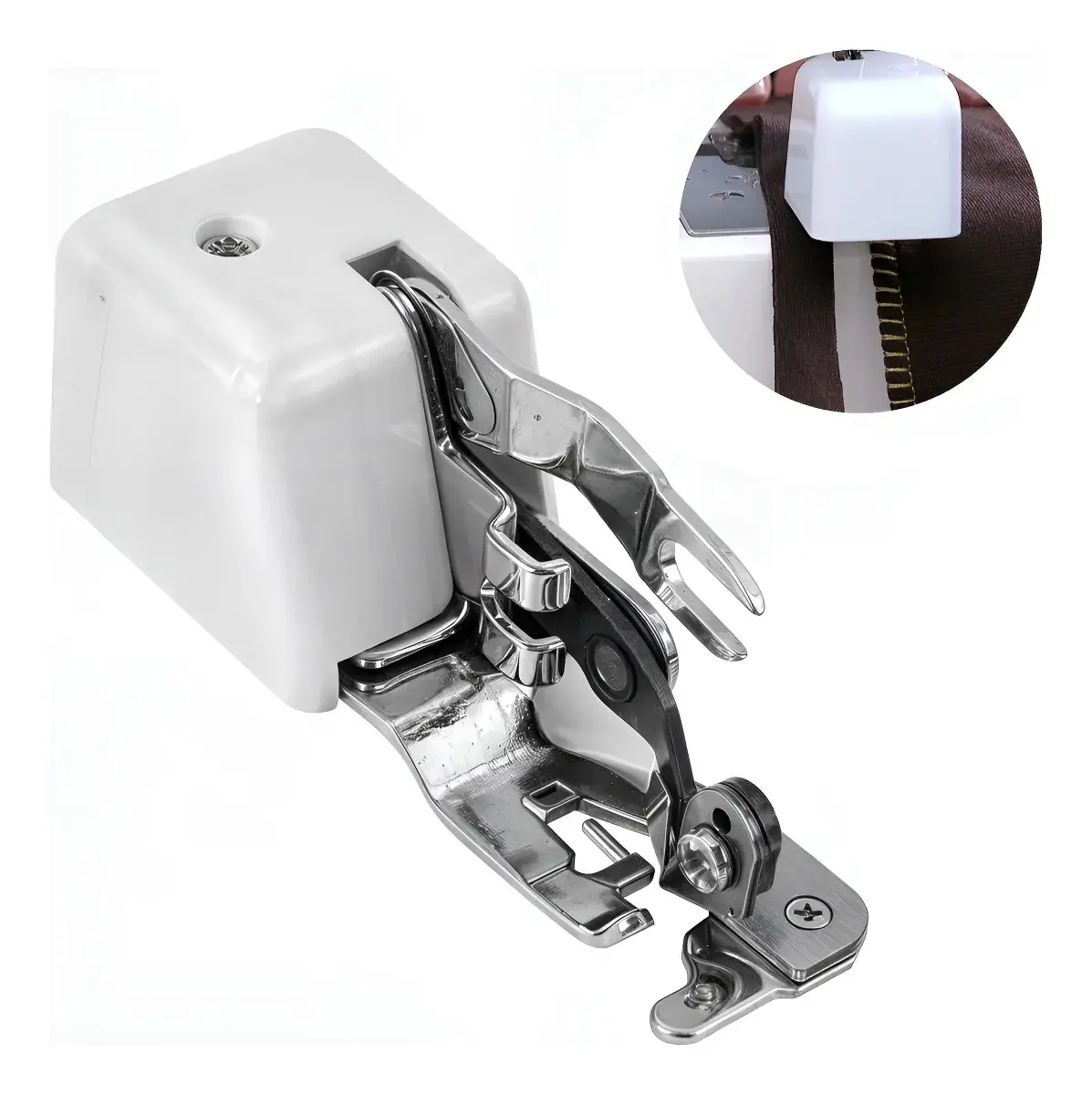 Calcador Com Corte Lateral Tipo Overlock Maquinas Domésticas