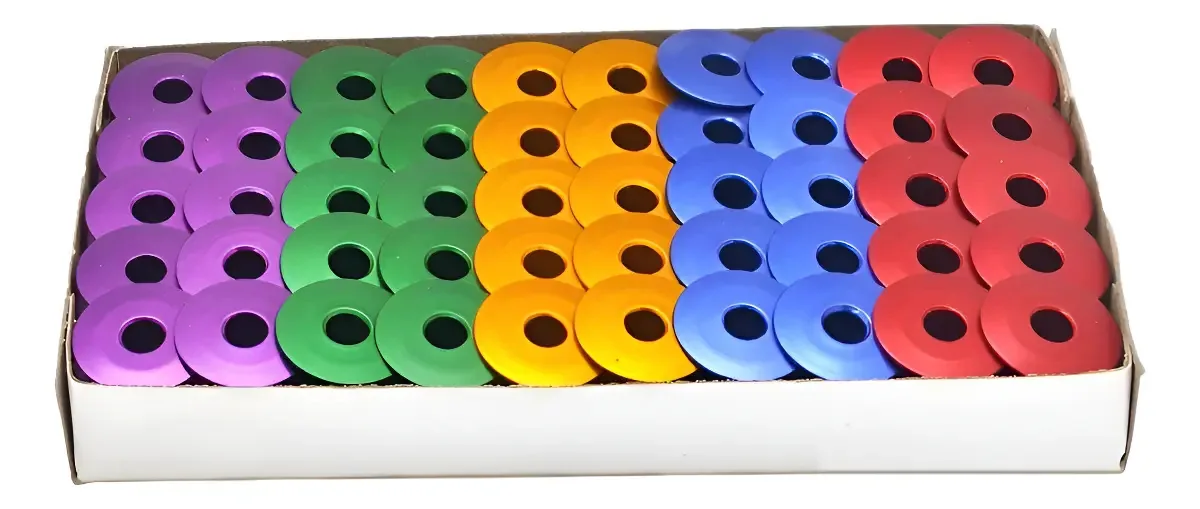 100 Bobina Alumínio P/ Máquina Reta Industrial E Zig Zag 20u
