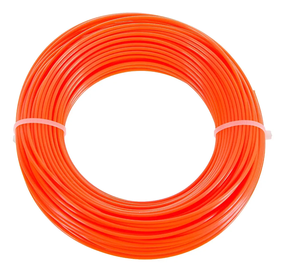 75 Metros Fio Nylon P/ Roçadeira Corta Grama - Redondo 3mm Cor Variável