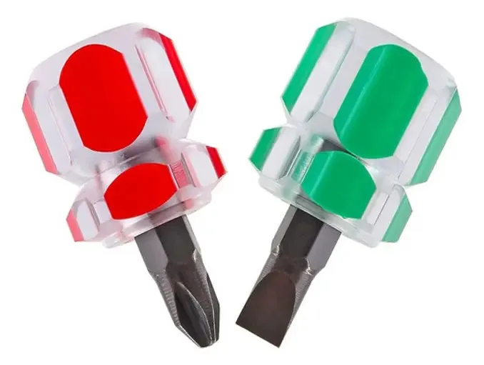 2 Mini Chave Fenda E Philips P/ Manutenção Máquina Costura