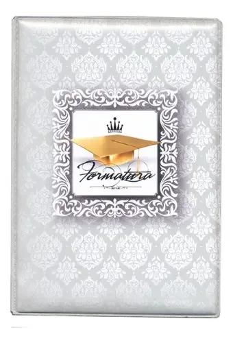 Álbum de Fotos Formatura Design para 60 Fotos 20x25 G Cinza