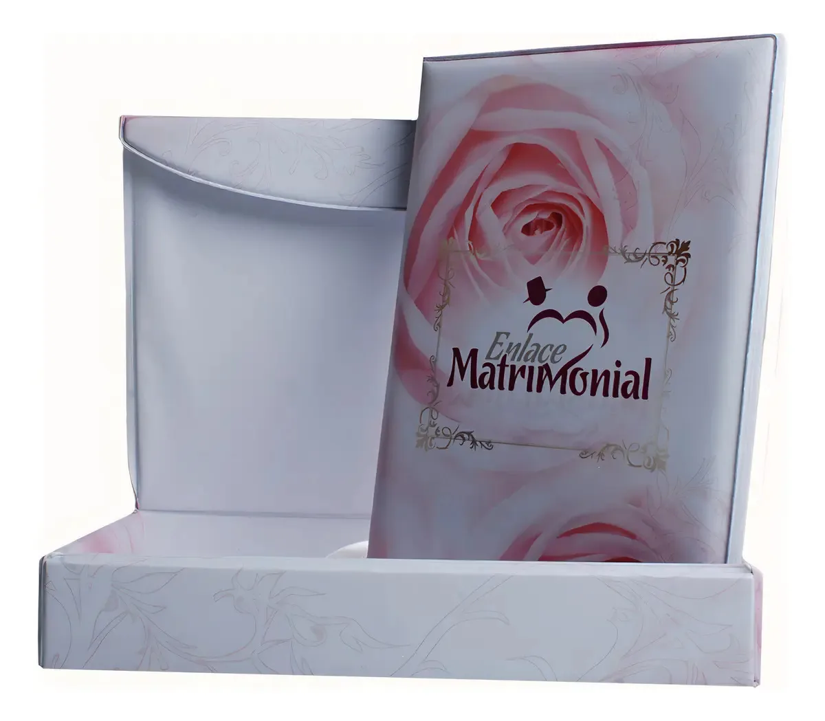 Álbum de Fotos de Casamento Rosa para 120 Fotos 15x21