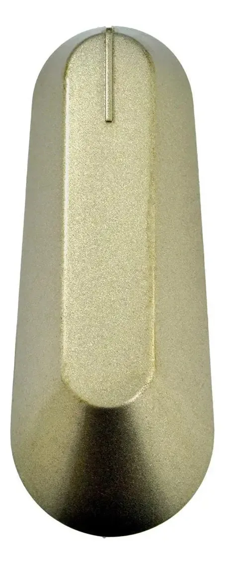 Botão Fogão Ge Dourado Cano Longo