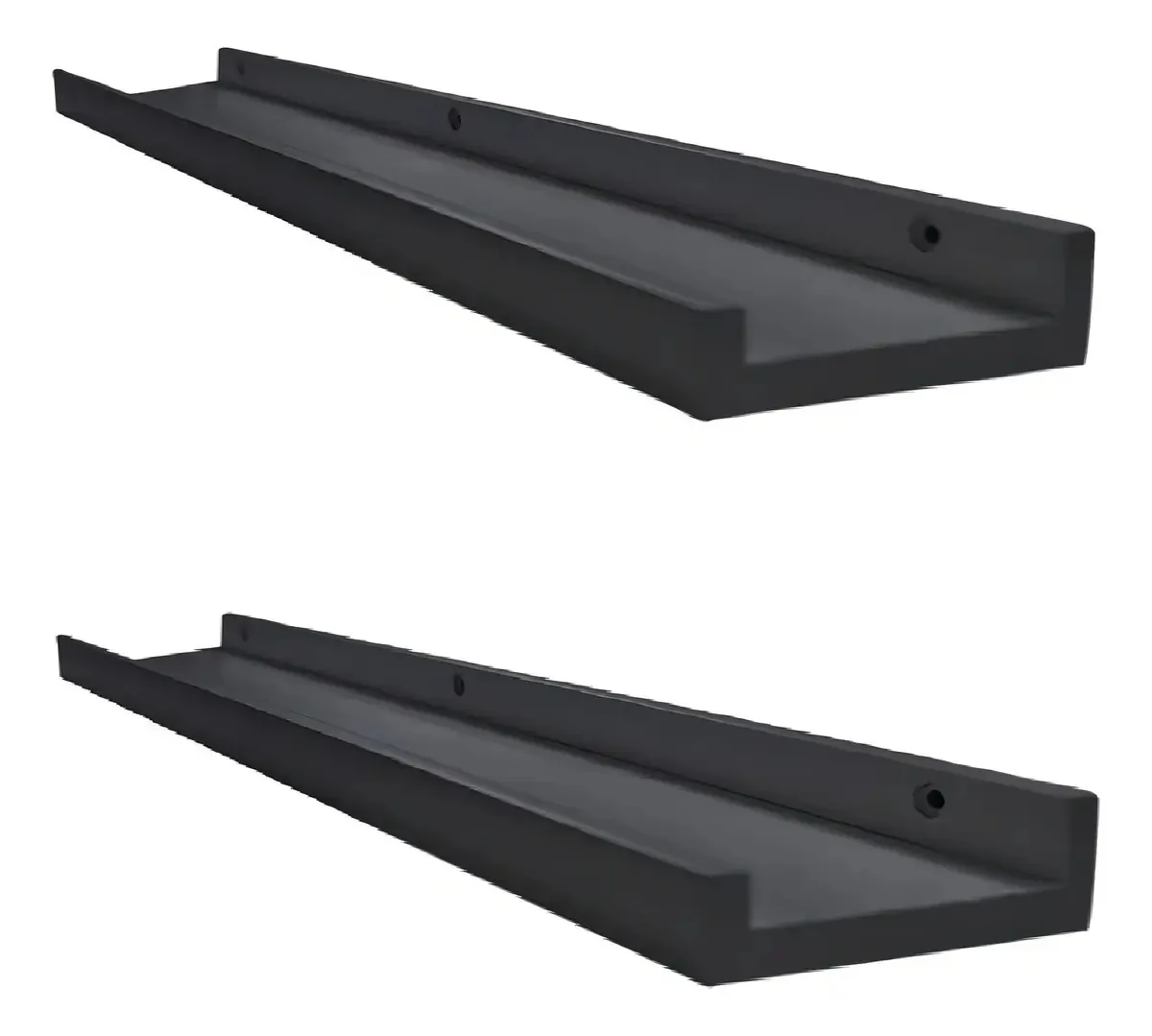 Prateleira Porta Temperos E Condimentos Preto 2 Peça